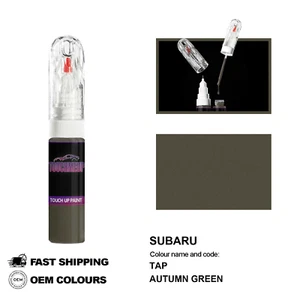 FOR SUBARU AUTUMN GREEN TAP Touch Up Paint Pen Brush Fix Kit Scratch Chip Set - Picture 1 of 8