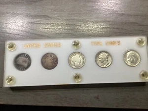Type Set U.S. Dimes Set in Capitol Holder-5-90% Silver Coins-See Desc.-051824-87 - Picture 1 of 10