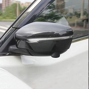Rearview Mirror Cover Trim fits X-Trail Rogue Qashqai Rogue Sport Murano Serena - Picture 1 of 10