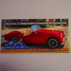 ROCKAUTO ROCK AUTO Collector Series 150 Car Magnet TRIUMPH - Picture 1 of 1