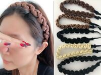 Women Girl synth suede leather Bohemian Wire bow bunny hair head band headband