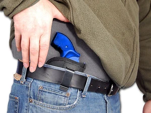 Barsony IWB Gun Concealment Holster for S&W 2" Snub Nose Revolver - Picture 1 of 5