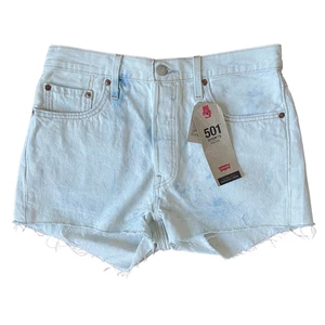 Levi's 501 High Rise Shorts for Women with Button Fly Light NWT Free Shipping - Picture 1 of 4