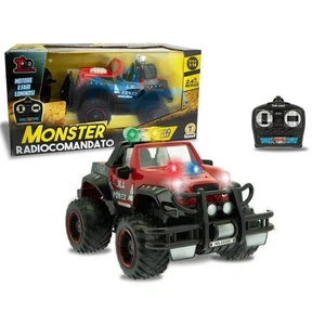 Auto Monster Truck Radiocomandato 2.4GHz Luci LED Motore Suoni Scala 1:14 - Foto 1 di 1