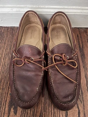 Ll Bean Leather Moccasins Size 11.5 Men’s - Image 1 of 4