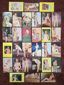 30 Original 50er Jahre Pinup Postkarten - Akt Frauen / Models - Bild 1 von 8