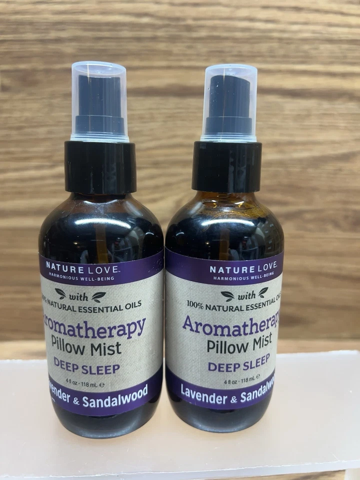 Nature Love Aromatherapy Pillow Mist Deep Sleep Lavender and Sandalwood 4oz