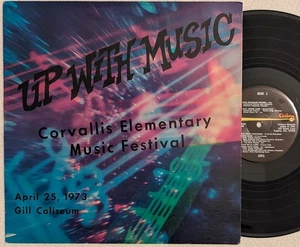Corvallis Elementary UP WITH MUSIC private press LP Gil Coliseum OR Century 1973 - Imagen 1 de 5