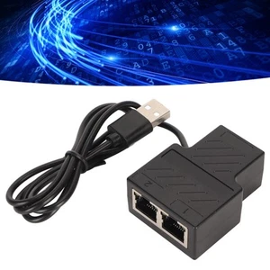 Ethernet Splitter 100M 1 Zu 2 Vergoldete Pin Abgeschirmte Schicht Starker P KUI - Afbeelding 1 van 22