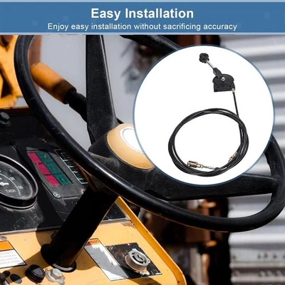 Excavator Throttle Cable Throttle Wire Replace Convenient Wear Resistant Easy to - Image 1 of 4