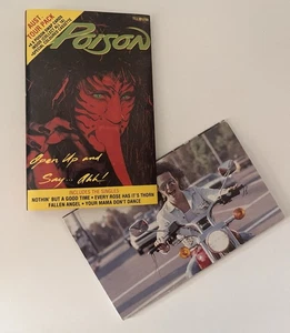 Poison - Open Up & Say Ahh! 1988 Oz Limited Tour Edition With Photos RARE - Picture 1 of 7