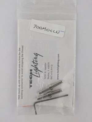 Tech Lighting - Monorail Conductive Connector Pair - Chrome - 700MOCCNC - Image 1 of 3