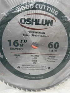 16-5/16" 60T Carbide Tip Wood Cutting Saw Blade - Picture 1 of 3