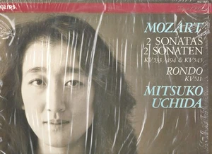 UK/EUROPE 1984 CLASSICAL LP MOZART : MITSUKO UCHIDA PIANO : 2 SONATAS KV 533/494 - Picture 1 of 4