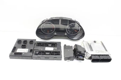 AUDI Q5 8R Engine Ignition ECU Set 8R0907401C 3.0 Diesel 176kw 2008 MPH - Image 1 of 4