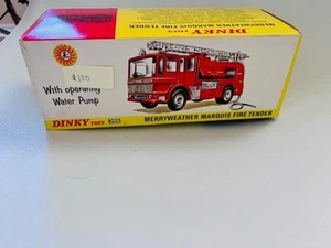 Dinky Toys 285 Merryweather Marquis Fire Tender Excellent Condition - Picture 1 of 4