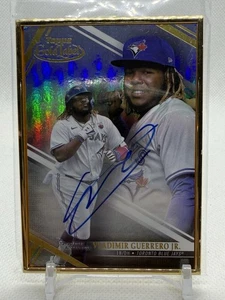 VLADIMIR GUERRERO JR 2021 Topps Gold Label 💎 Framed Auto SP 💎 BLUE JAYS - Picture 1 of 2