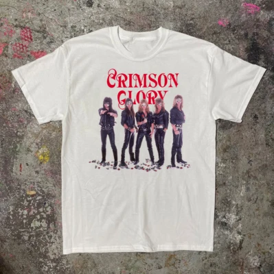 Camiseta unisex para adultos Crimson Glory Band Members In Tour Foto 1 de 3