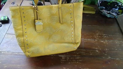 NANETTE LEPORE Large Tote Dillon Yellow stitched fish Shoulder Bag - Image 1 of 4