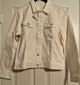 A.P.C. White Denim Jacket - Picture 1 of 7