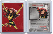 2015 Fleer Retro Marvel 1995 Precious Metal Gems Red #9 Dark Phoenix 033/100