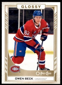 2023-24 Upper Deck OPC Glossy Gold Owen Beck #R-29 - Imagen 1 de 2