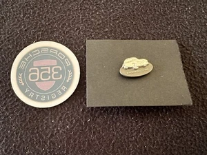 1950-1955 Porsche 356 Pin Pre-A Orig Dealer Lapel Pin & 356 Registry Sticker - Picture 1 of 5