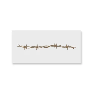 Barbed Wire Stencil - Durable & Reusable Mylar Stencils - Picture 1 of 5