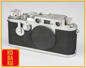 Leica III F Leitz Wetzlar Self timer Red Dial Camera body CLA'D 1954 Excellent - Picture 1 of 13
