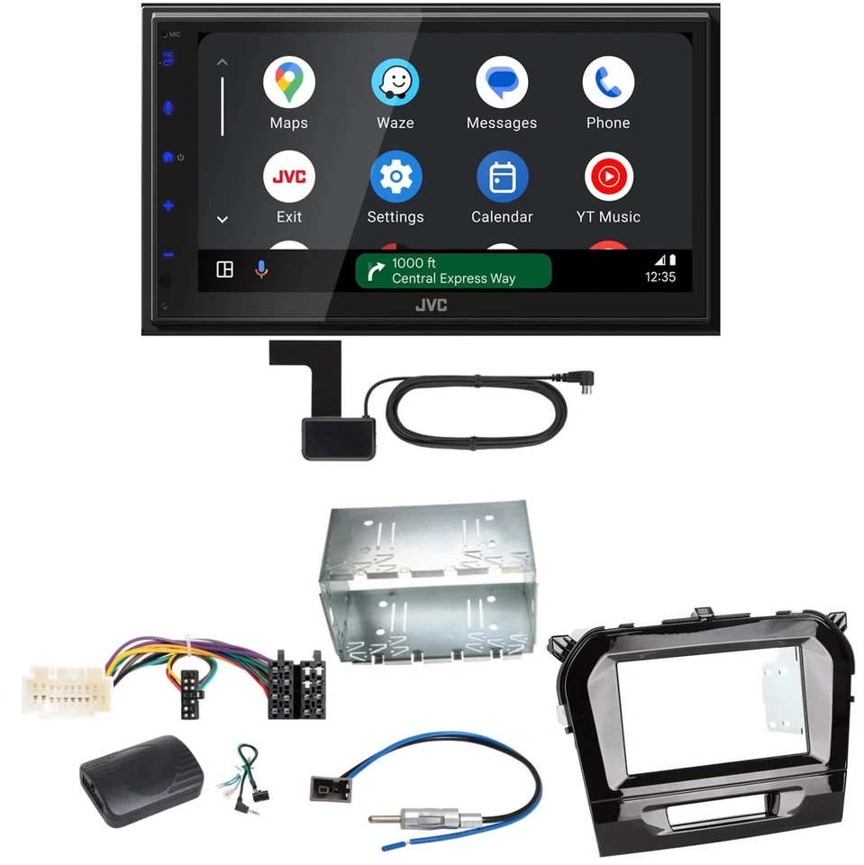 JVC KW-M595DBT Android Auto CarPlay DAB+ Einbauset für Suzuki Vitara LY - Bild 1 von 1