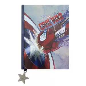 Captain America & Iron Man Civil War Movie Journal Notebook Super Hero Diary NEW - Bild 1 von 2