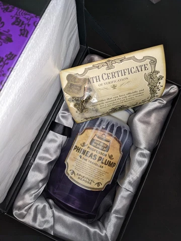 Disney Haunted Mansion Ghost Jar Professor Phineas Plump Cover
