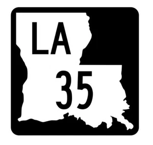 Louisiana State Highway 35 Sticker Decal R5761 Highway Route Sign - Picture 1 of 1