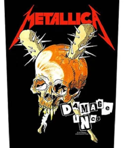 METALLICA DAMAGE INC BACK PATCH SEW ON MADE IN ENGLAND LICENSE SCREEN PRINT - Picture 1 of 2