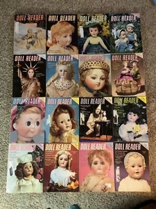 Lot of 16 DOLL READER Magazines (1986-1987) UNCUT Pattern Sections DOLLMAKING - Foto 1 di 6