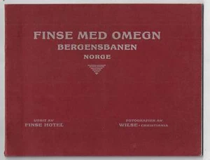 Escasa libro para ver fotos Noruega Finse Bergen ferrocarril esquí ANDERS BEER WILSE - Imagen 1 de 7