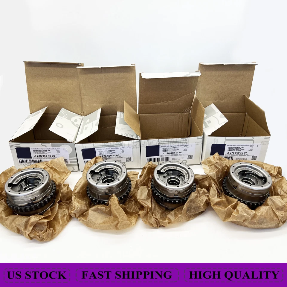 OEM 4PCS Camshaft Adjuster for Mercedes Benz E550 E63 ML550 S550 M278 Engine Foto 1 de 4