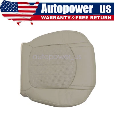 Cubierta de asiento de cuero tostada para parte inferior del conductor Chevy Traverse Denali 2009-2012 Foto 1 de 4