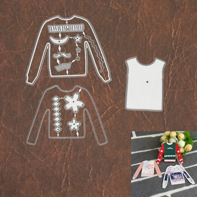 Ugly or Cute Decorate It 毛衣带背心切割模具套装 – Confetti Shaker 衬衫 — 第 1/2 张图片