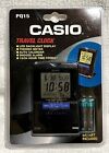 Vintage Casio Travel Clock PQ15 DQ-750 Temperature Light New
