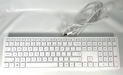 HP M54851-001 - Keyboard, Wired, White - Image 1 of 4