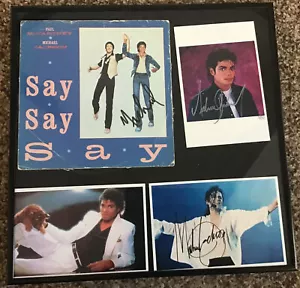 michael jackson autograph and photos , Paul McCartney autograph - Picture 1 of 8