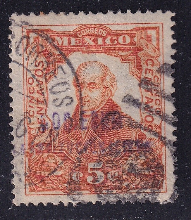 ucq97 Mexico 1914  Civil War Monterrey local provisional overprint - Image 1 of 1