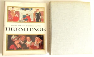 1958 GREAT FRENCH PAINTING IN THE HERMITAGE 1st ed, tipped in plates - Picture 1 of 16