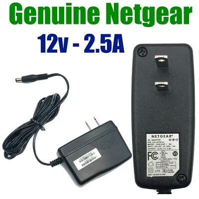 NEW Genuine Netgear 12V AC Power Adapter for Netgear Nighthawk AX6 AX5400 Router - Image 1 of 4