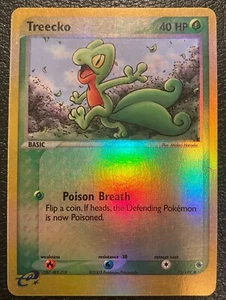 Pokémon TCG - Treecko 75/109 EX Ruby & Sapphire (2003) Vintage Reverse Holo - MP - Picture 1 of 5