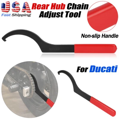 Rear Hub Chain Adjust Tool For Ducati Hypermotard 796 821 939 950 1100 1098 1198 - Image 1 of 4