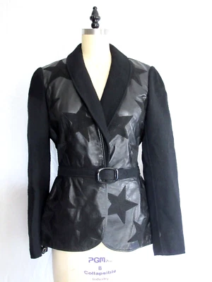 Marca de diseñador italiano, chaqueta de traje Valentino, estilo cinturón Foto 1 de 4