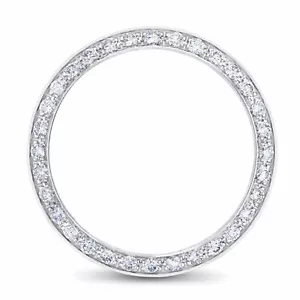 Damen 0,70CT Bead Set Diamant Lünette 18KW für Rolex 26MM Datum, Datejust Superior - Bild 1 von 6