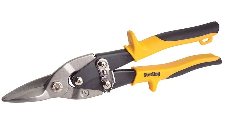 Aviation Snips Straight Cut Yellow Sterling - TRADE QUALITY - image 1 of 1
